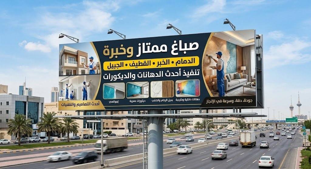 تنفيذ أحدث ديكورات الدهانات الداخلية والخارجية بواسطة أفضل صباغ في القطيف والجبيل